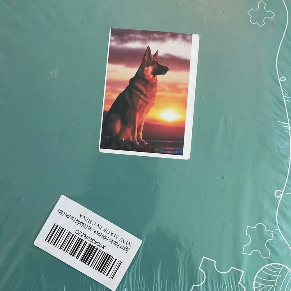 German Shepherd dog Jigsaw Puzzles 1000 piece new unopened